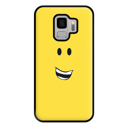 Yellow Face Phone Case for Galaxy S9 Plus