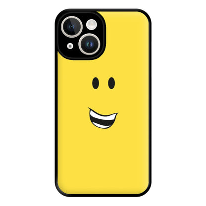 Yellow Face Phone Case for iPhone 14