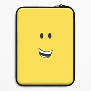 Yellow Face Laptop Sleeve 1