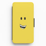 Yellow Face Flip / Wallet Phone Case 1