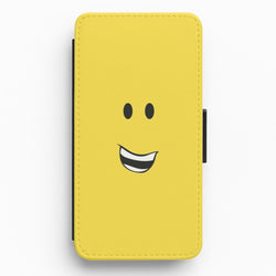 Yellow Face Flip / Wallet Phone Case