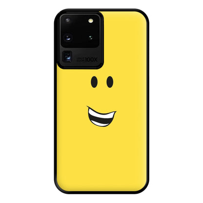 Yellow Face Phone Case for Galaxy S20 Ultra