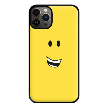 Yellow Face Phone Case for iPhone 13