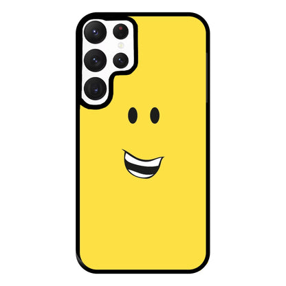 Yellow Face Phone Case for Galaxy S22 Ultra