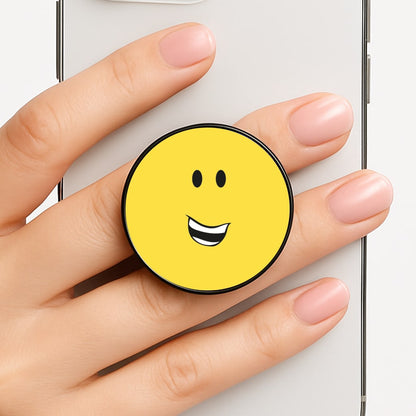 Yellow Face Phone Grip