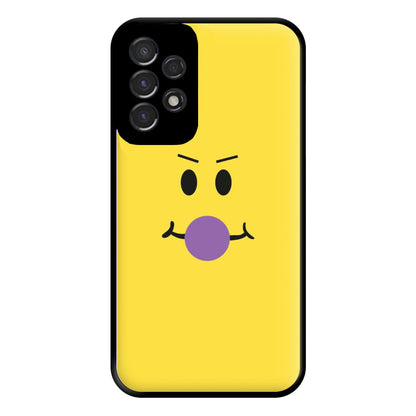 Yellow Face Purple Phone Case for Galaxy A53