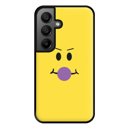 Yellow Face Purple Phone Case for Google Pixel 8