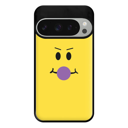 Yellow Face Purple Phone Case for Google Pixel 9 Pro XL