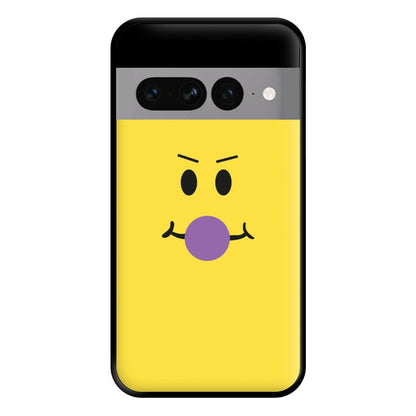 Yellow Face Purple Phone Case for Google Pixel 7 Pro