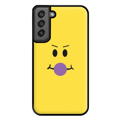 Yellow Face Purple Phone Case for Galaxy S21FE