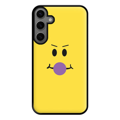 Yellow Face Purple Phone Case for Galaxy S23FE