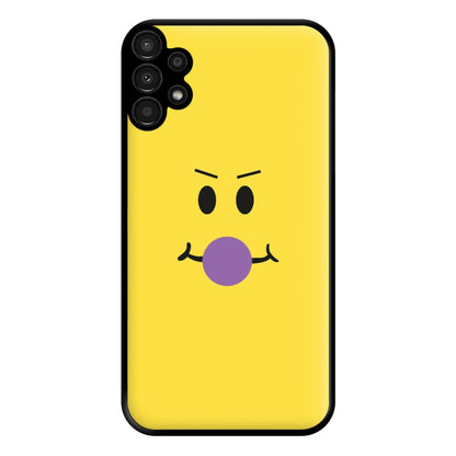 Yellow Face Purple Phone Case for Galaxy A13