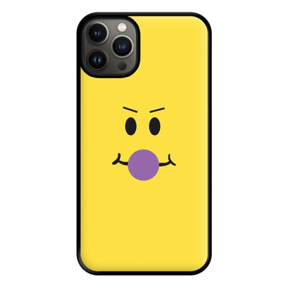 Yellow Face Purple Phone Case for iPhone 13