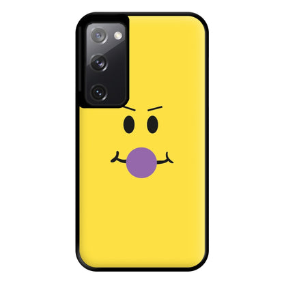 Yellow Face Purple Phone Case for Galaxy S20FE