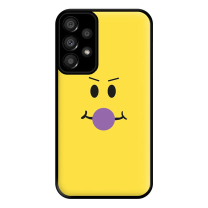 Yellow Face Purple Phone Case for Galaxy A33