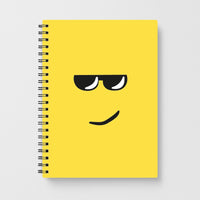 Yellow Face Shades Notebook