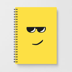 Yellow Face Shades Notebook