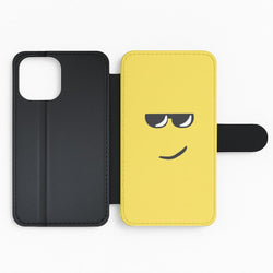 Yellow Face Shades Flip Phone Case