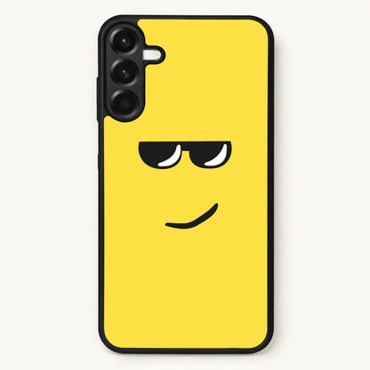 Yellow Face Shades Phone Case for Galaxy A17