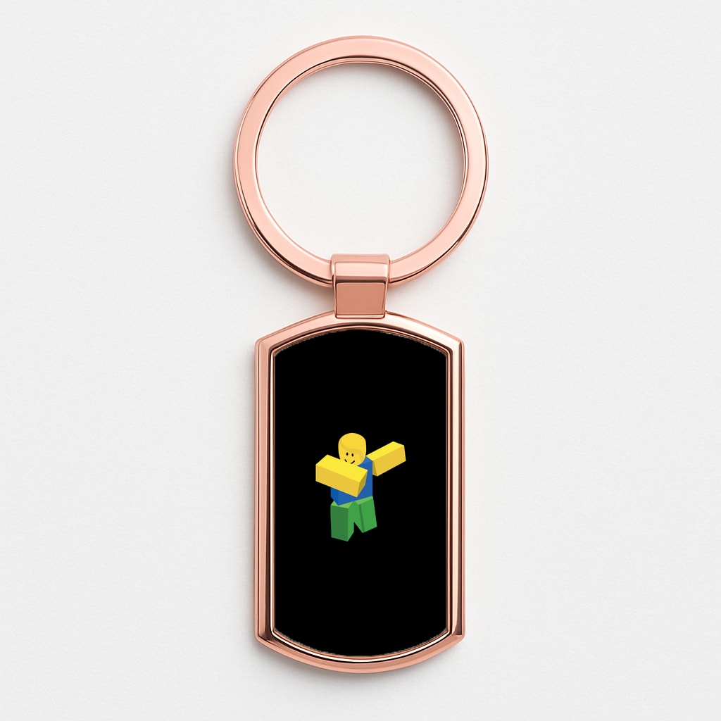 Dab Rose Gold Keyring