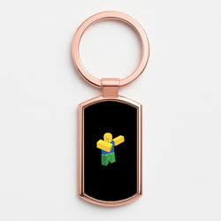 Dab Rose Gold Keyring