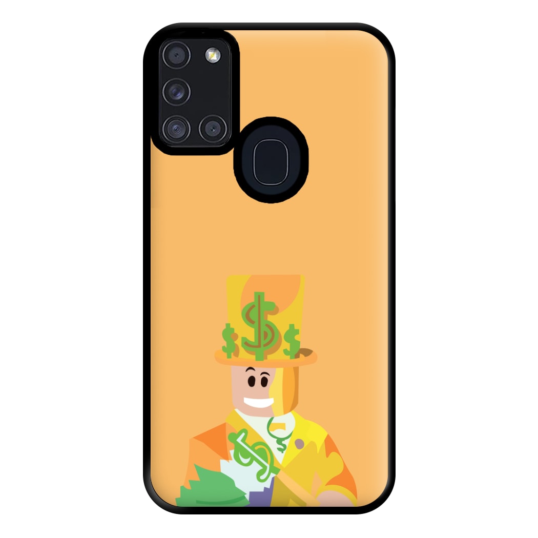 Character Money Phone Case for Galaxy A21s