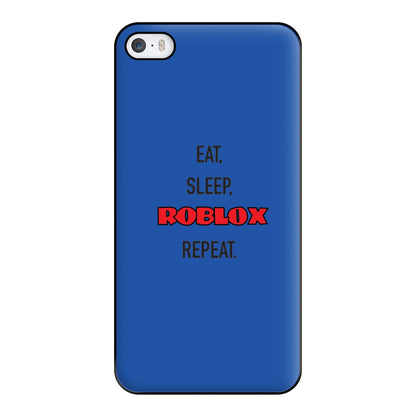 Eat, sleep, repeat Phone Case for iPhone 5 / 5s / SE 2016