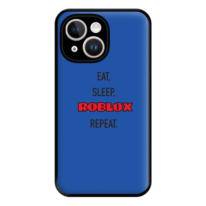 Eat, sleep, repeat Phone Case for iPhone 14 Plus