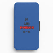 Eat, sleep, repeat Flip / Wallet Phone Case 1