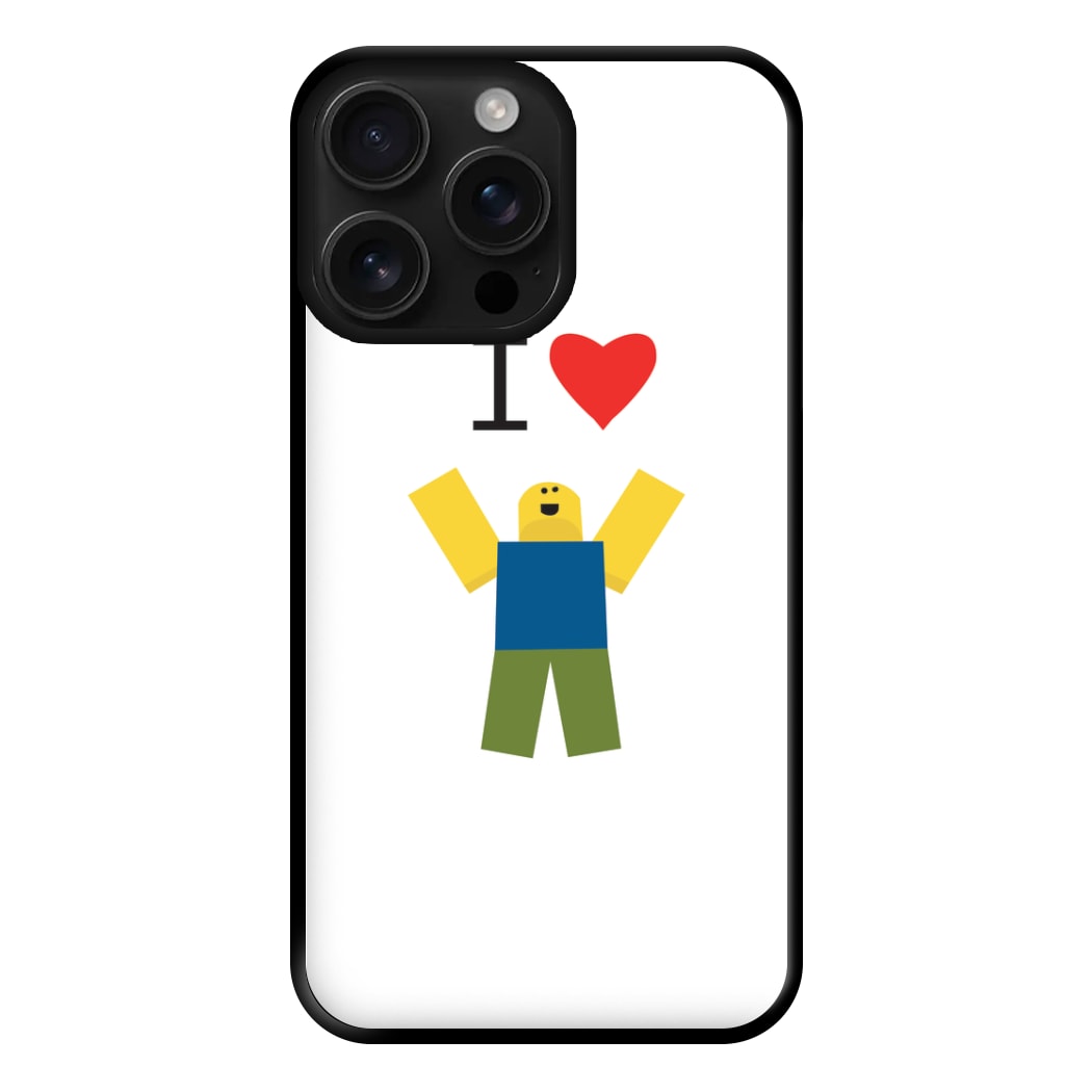 I love Blox Gaming Phone Case