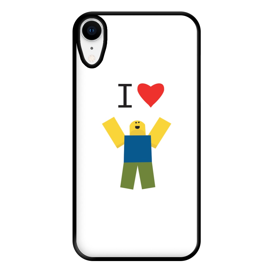 I love Blox Gaming Phone Case for iPhone XR