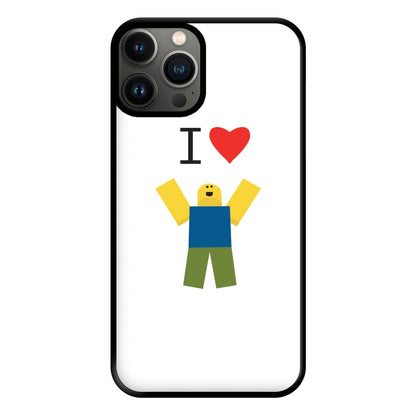 I love Blox Gaming Phone Case for iPhone 13 Pro Max