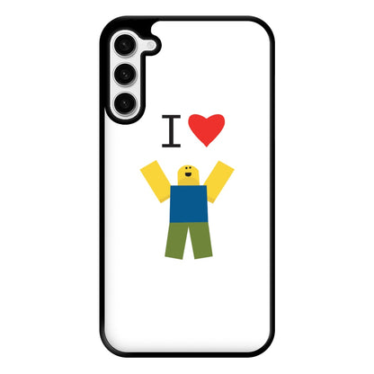 I love Blox Gaming Phone Case for Galaxy S23 Plus