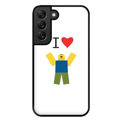 I love Blox Gaming Phone Case for Galaxy S22 Plus