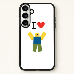 I love Blox Gaming Phone Case for Galaxy S26
