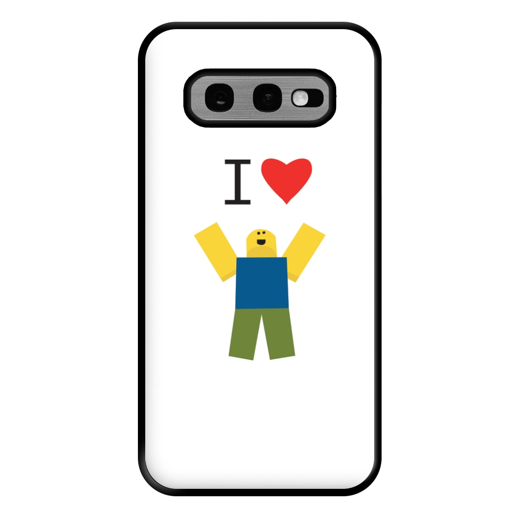 I love Blox Gaming Phone Case for Galaxy S10e