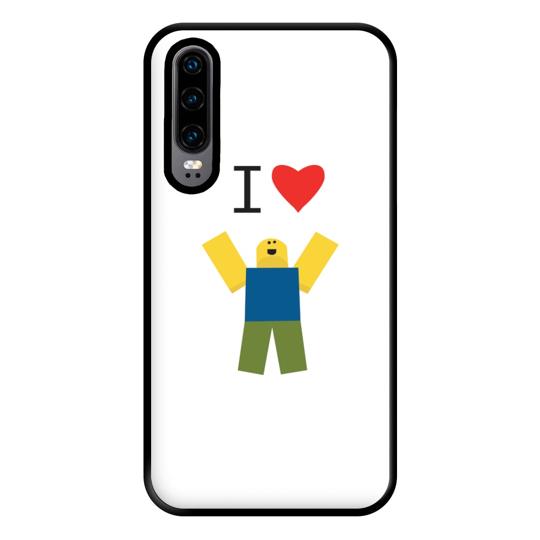 I love Blox Gaming Phone Case for Huawei P30