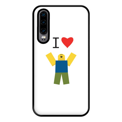 I love Blox Gaming Phone Case for Huawei P30