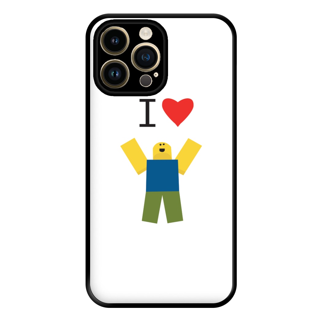 I love Blox Gaming Phone Case for iPhone 14 Pro Max