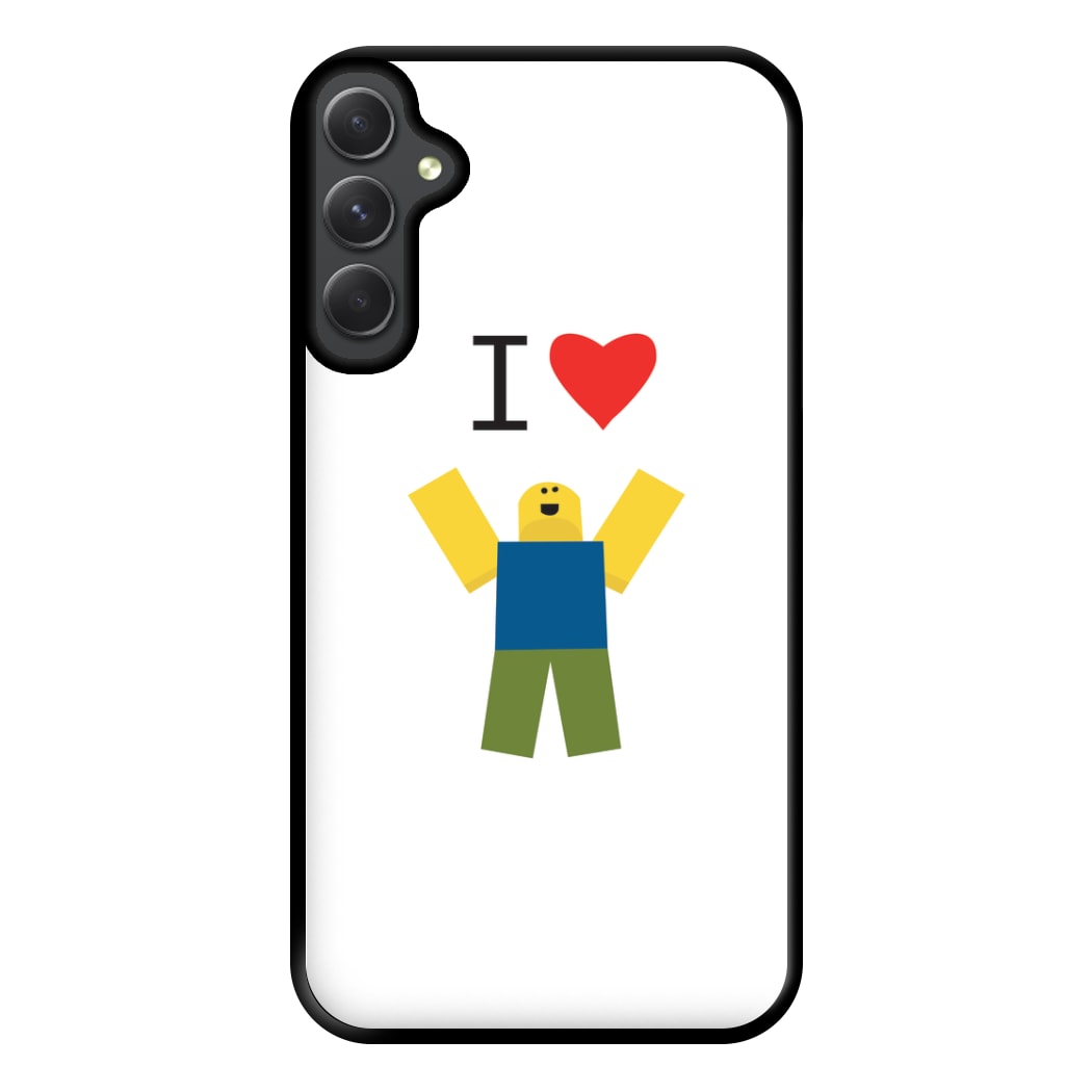 I love Blox Gaming Phone Case for Galaxy A54