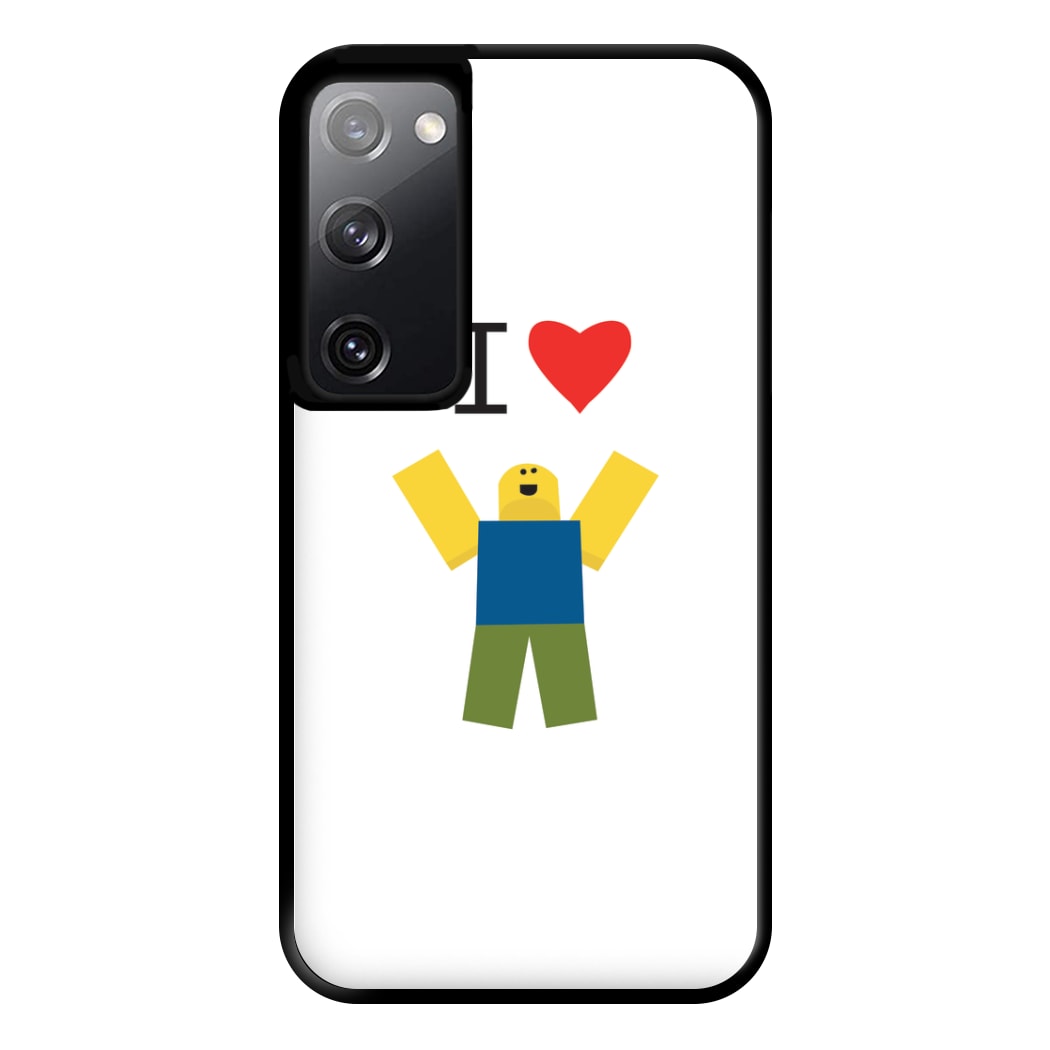 I love Blox Gaming Phone Case for Galaxy S20