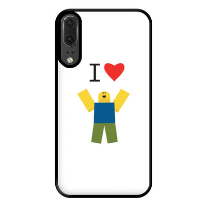 I love Blox Gaming Phone Case for Huawei P20