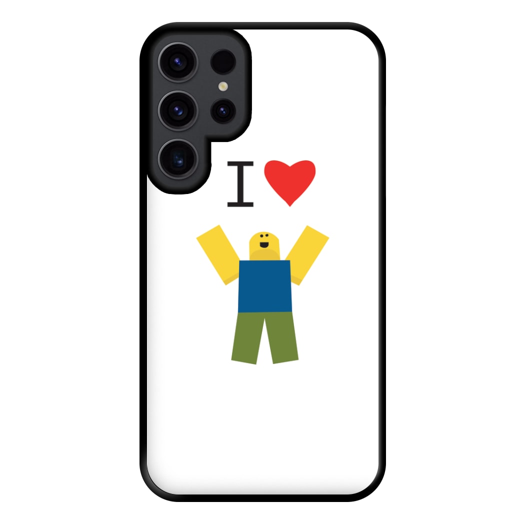 I love Blox Gaming Phone Case for Galaxy S23 Ultra