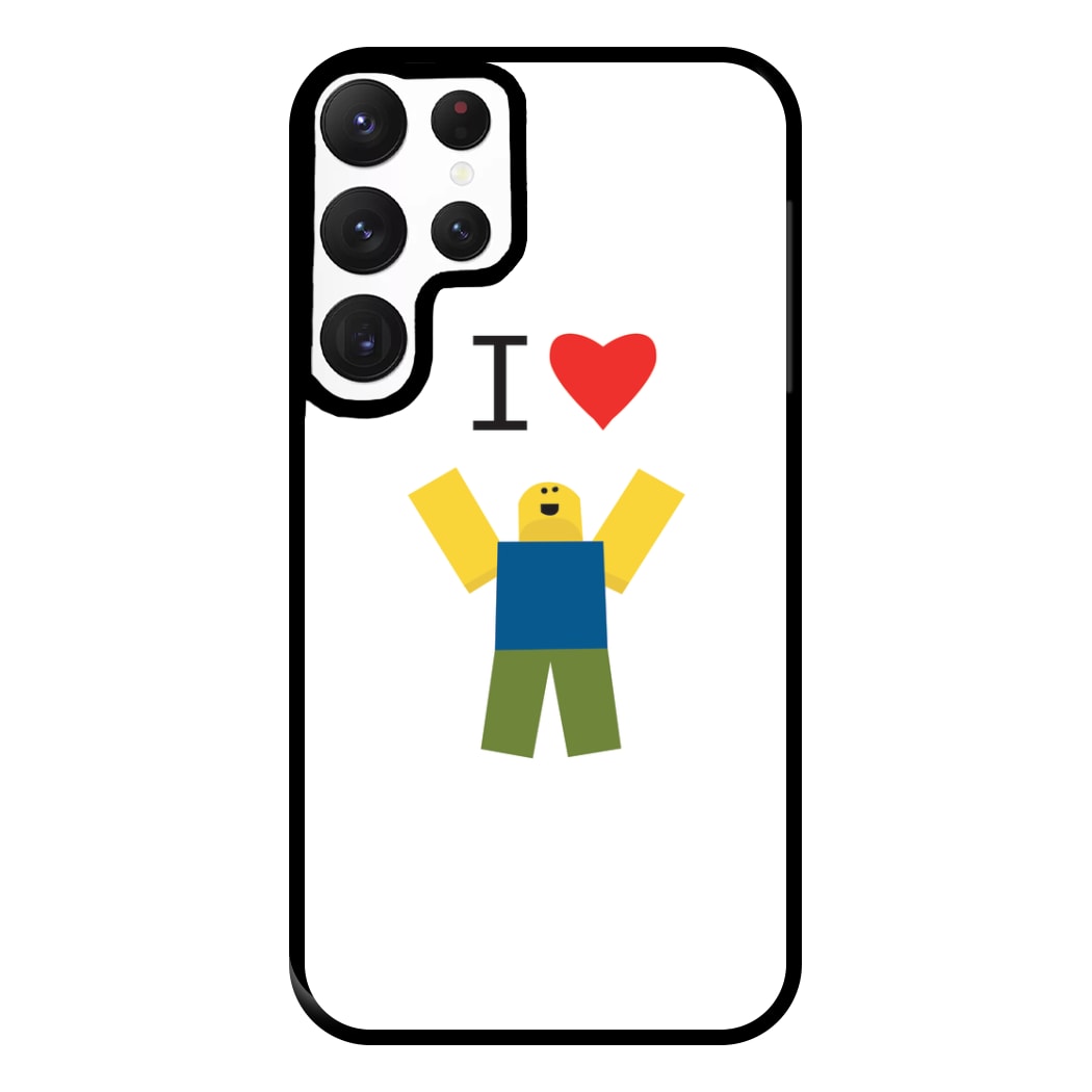 I love Blox Gaming Phone Case for Galaxy S22 Ultra