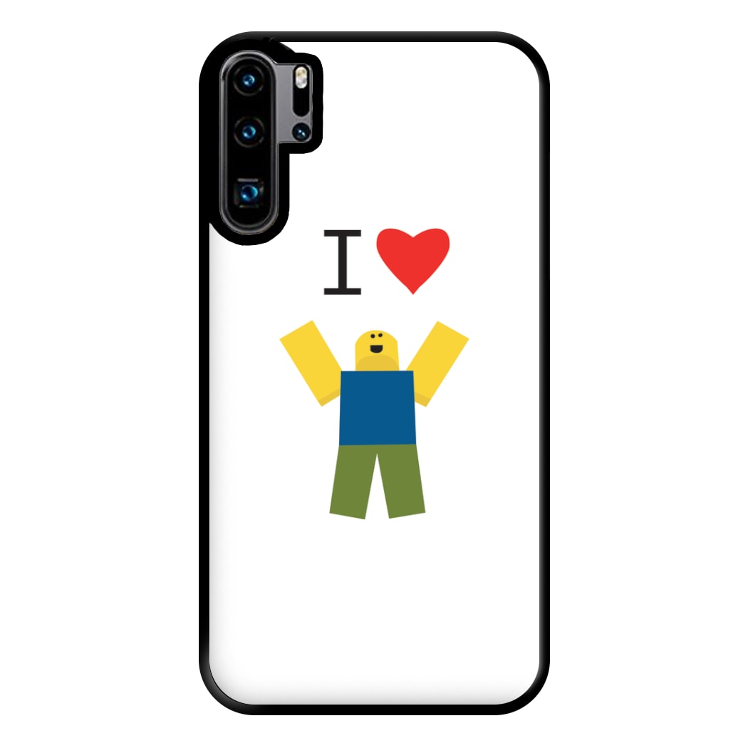 I love Blox Gaming Phone Case for Huawei P30 Pro