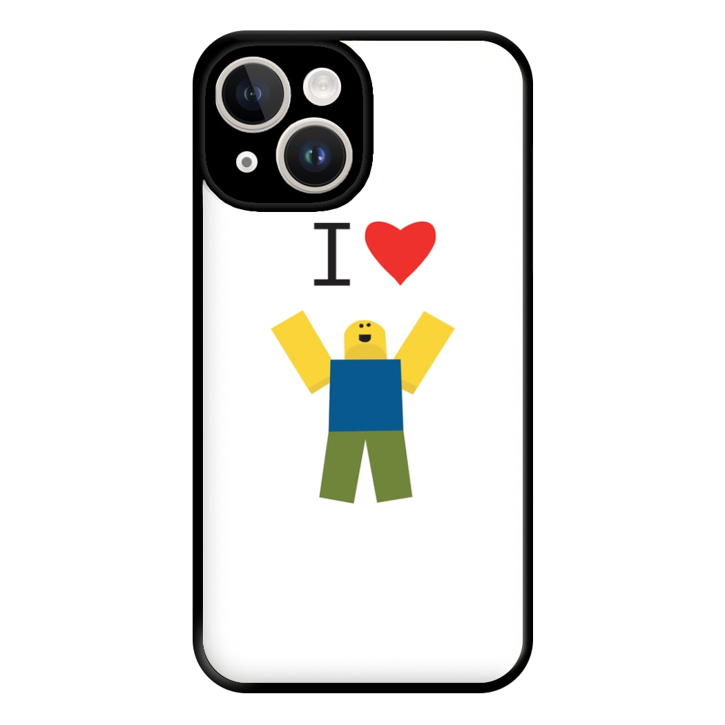 I love Blox Gaming Phone Case for iPhone 14