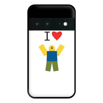 I love Blox Gaming Phone Case for Google Pixel 6a