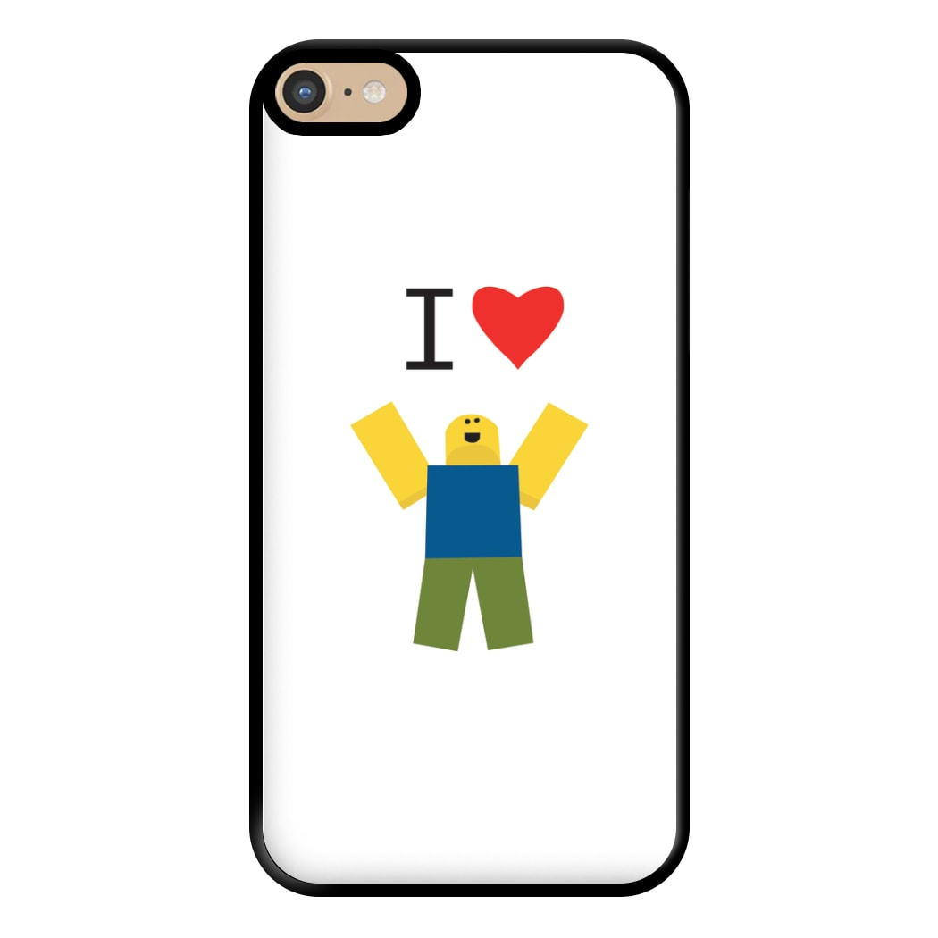 I love Blox Gaming Phone Case for iPhone 6 Plus / 7 Plus / 8 Plus