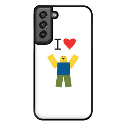 I love Blox Gaming Phone Case for Galaxy S21FE