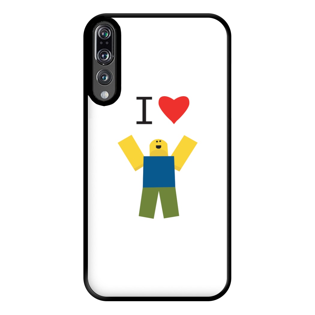 I love Blox Gaming Phone Case for Huawei P20 Pro